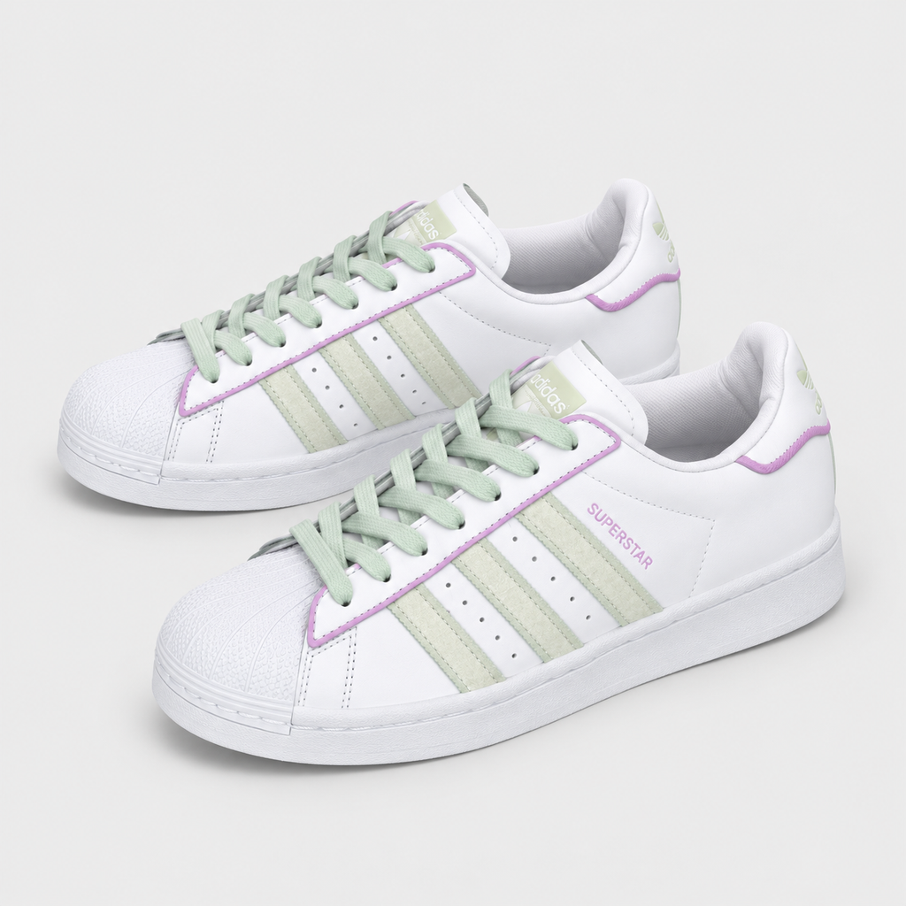 Adidas  Wmns Superstar 'Lace Jewels - White Lilac'