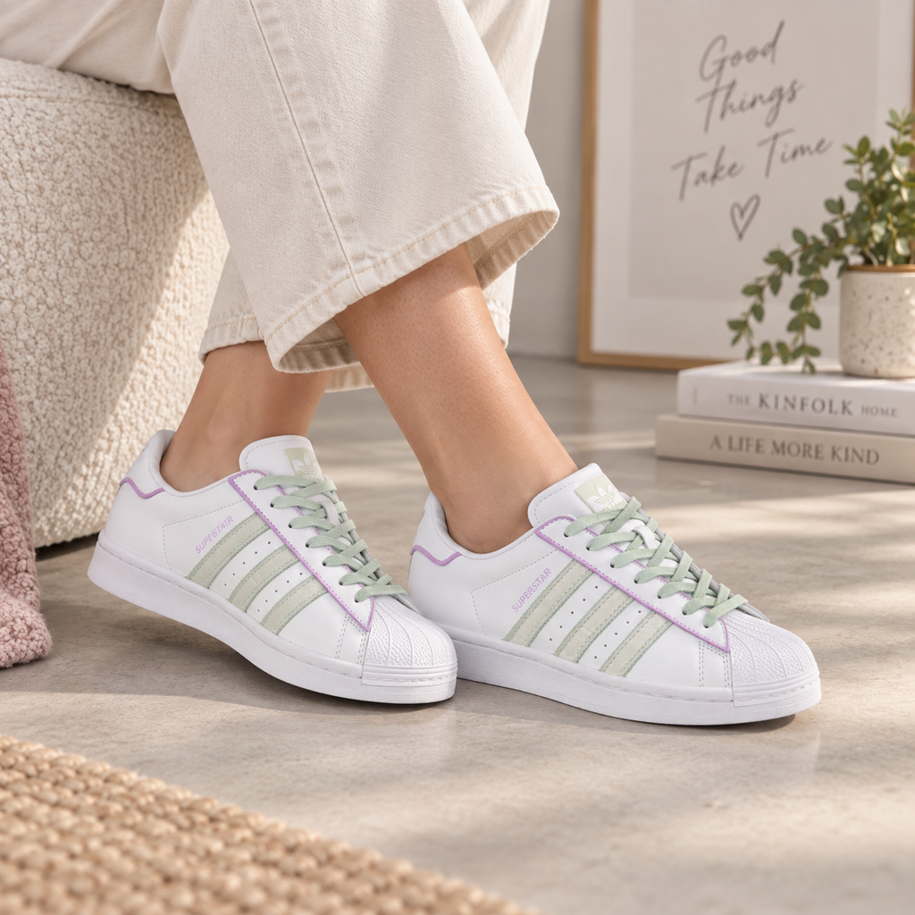 Adidas  Wmns Superstar 'Lace Jewels - White Lilac'
